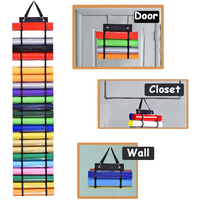 Porte-rouleau de rangement pour organisateur de vinyle Support mural au-dessus de la porte Porte-rouleau de vinyle suspendu pour artisanat