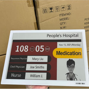 Solución de Oficina Inteligente, Etiqueta Electrónica Digital con Tecnología Ble Api Cloud, Etiqueta ESL, NFC, Pantalla de Tinta Electrónica Grande para Hospital - Product Image 1
