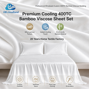 Juego de Cama Cloudland con Certificación OEKO-TEX y Aprobación GOTS, Ecológico, Refrescante, de Bambú, con Bolsillos Profundos, 400 Hilos, Adhesivo, para Todas las Estaciones - Product Image 5
