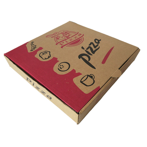 Giấy đóng gói OEM có thể tái chế vật liệu thực phẩm bánh pizza hộp biểu tượng tùy chỉnh thương hiệu UV lớp phủ hộp giấy - Product Image 3