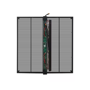 Écran d'affichage de fenêtre transparent flexible intérieur P2.6*5.2mm IP65 adhésif, panneau publicitaire en verre couleur pleine intérieur - Product Image 4