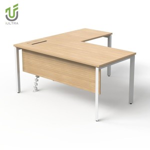 Set Scrivania Direzionale IULTRA per Segretari, 2 Scrivanie con Spazio di Archiviazione, Arredamento Ufficio Moderno e Lussuoso, Facile Montaggio ed Ecologico - Product Image 4