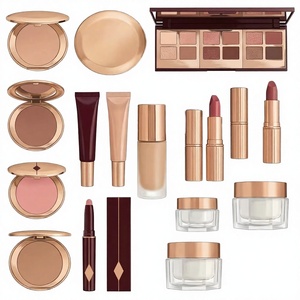 Cosméticos de Belleza de Lujo, Base de Maquillaje de Larga Duración con Acabado Natural para Todo Tipo de Piel, Polvo Fijador para Ojos - Product Image 2