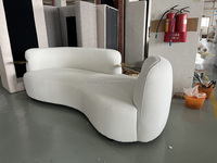 Canapé d'angle trois places de luxe moderne et personnalisé, de haute qualité, adapté aux animaux domestiques, pour salon.
