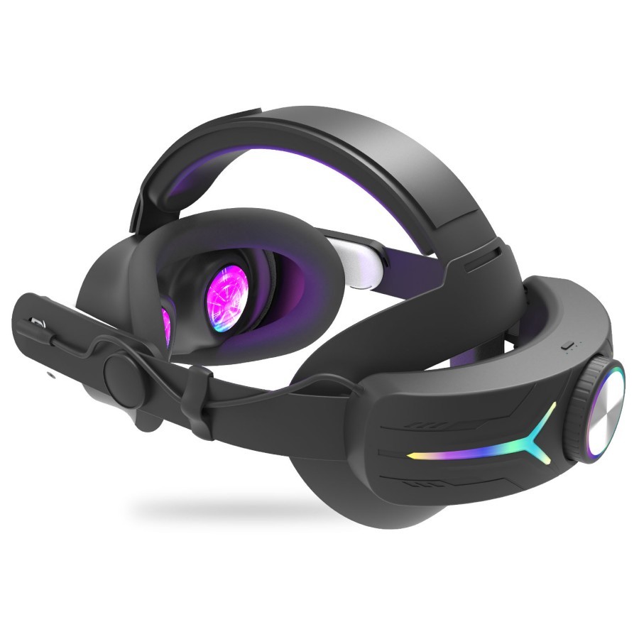 <strong>VR</strong> Head Strap for <strong>Meta</strong> Quest3/<strong>Quest</strong> <strong>3S</strong> Elite Head Strap With Large Capacity 12000 MAh Battery <strong>VR</strong> Accessories Custom Design