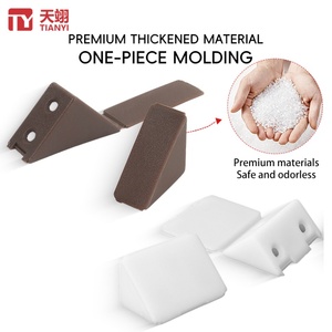 Soportes de Esquina de Plástico ABS para Muebles Pequeños, Conectores para Gabinetes de Cocina, Baño, Comedor, Sala de Estar, Hotel, Dormitorio - Modernos - Product Image 5