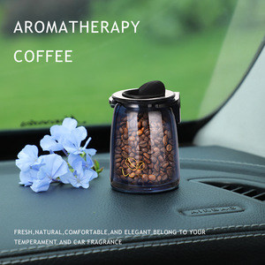 Difusor de aroma de granos de café para coche, clip para ventilación, fragancia de 10 ml y 20 ml para el interior del vehículo, eliminador de olores decorativo - Product Image 5