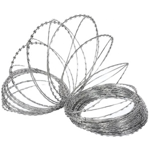 Bto22 450Mm X 10Kg Mỗi Cuộn Nhúng Nóng Mạ Kẽm Dao Cạo Dây Thép gai Với Clip Chéo Dao Cạo Dây Lưới Cuộn - Product Image 2