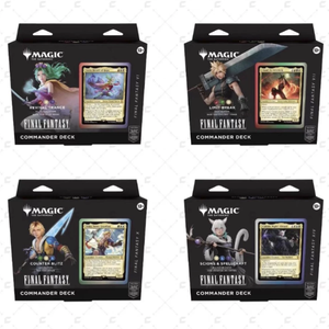 Magic Gathering <span class=keywords><strong>Final</strong></span> <span class=keywords><strong>Fantasy</strong></span> 4 Styles Commander Decks Assorted Bundle Cloud Terra Tidus Y'shtola Gioco da Tavolo - Product Image 2