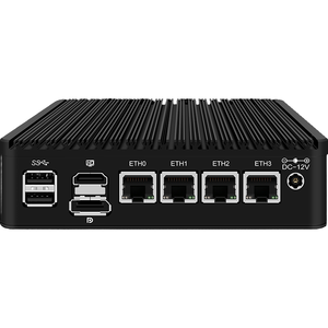 CWWK 12ª generación Mini PC Firewall Router Intel <span class=keywords><strong>I3</strong></span> N305 N100 4x DDR4 RAM 2,5G Proxmox Host Fanless Industrial <span class=keywords><strong>Computer</strong></span> EE. UU./UE - Product Image 1