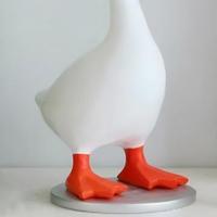 SWAITE Figurine de canard créative à personnaliser avec aimant – Ornement de bureau animalier en résine synthétique, style vintage moderne – Design mignon