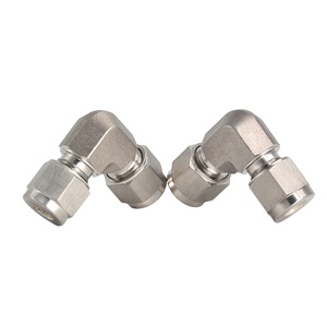 Thép Không Gỉ Đôi Ferrules Khuỷu Tay Liên Minh Ống Phù Hợp Khuỷu Tay Ống Lắp - Product Image 2