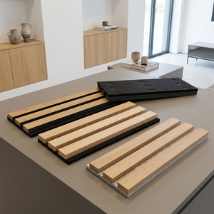 Panneau acoustique moderne en MDF ignifuge, design 3D, haute réduction du bruit, <span class=keywords><strong>isolation</strong></span> <span class=keywords><strong>phonique</strong></span> pour murs intérieurs, salles de séjour, écoles - Product Image 4