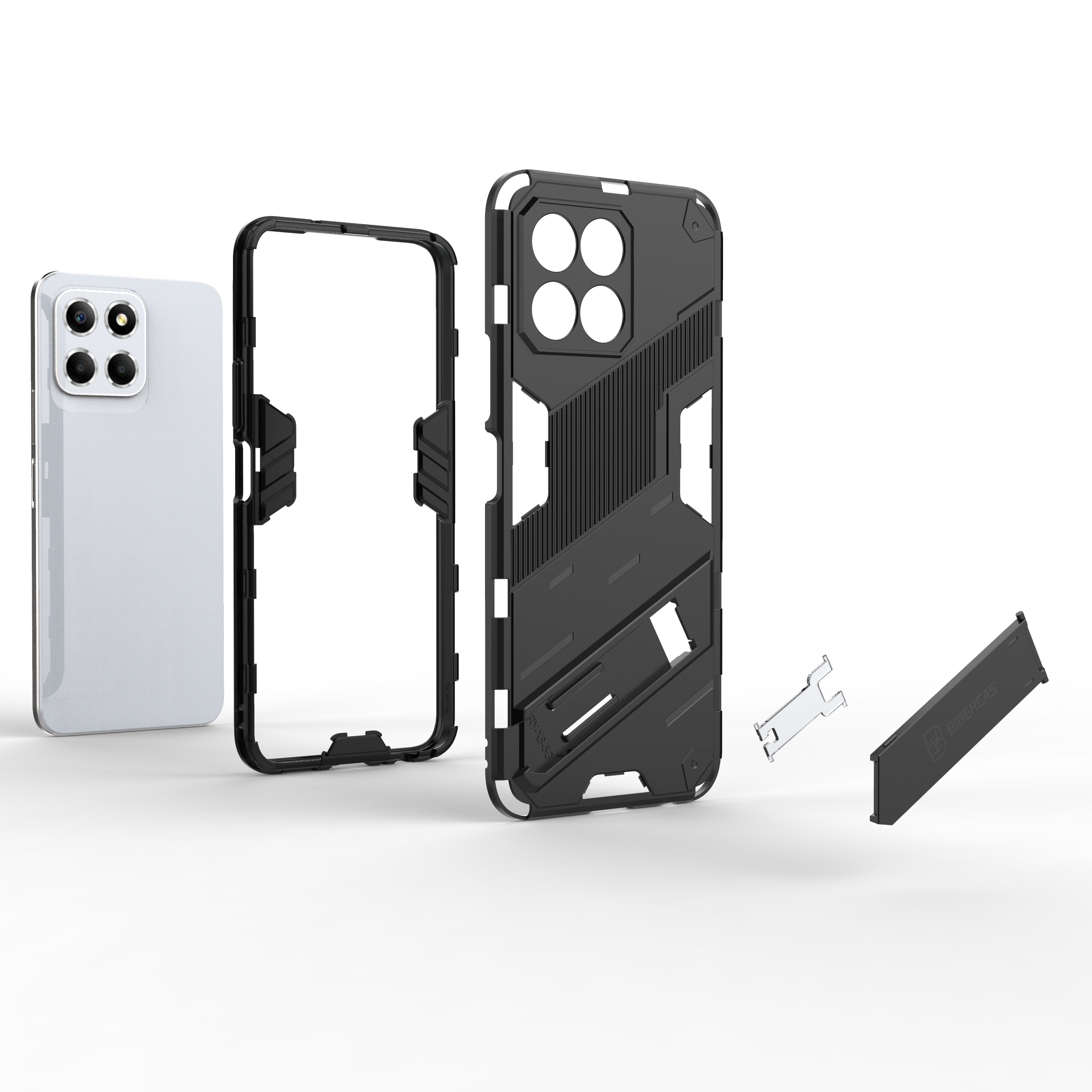 Punk Armor Drop Kickstand Shockproof Phone Cover for Huawei