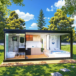 Maison conteneur modulaire préfabriquée 2025, économique, moderne, compacte, pliable, mobile, 3 chambres, personnalisable - Product Image 1
