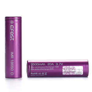 الصين بالجملة ليثيوم أيون 3500mAh 20Amps خزان طاقة شامل مضيا عالية استنزاف <span class=keywords><strong>Efest</strong></span> <span class=keywords><strong>18650</strong></span> بطارية - Product Image 4