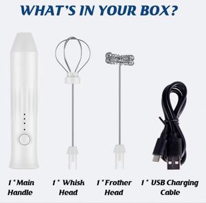 Wholesale Mini Automatic USB Electric Handheld Milk Frother Classic <b>Battery</b> <b>Operated</b> 3-Speed Eco-Friendly Stainless Steel Foam - Product Image 4