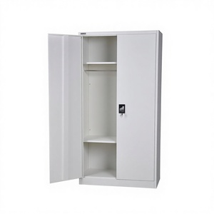 Armoire métallique de rangement pour vêtements, étagère de garage en acier, casier de vestiaire scolaire, casiers de gym avec serrure à clé - Product Image 2
