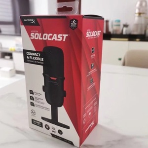 Microphone à condensateur HyperX <span class=keywords><strong>SoloCast</strong></span> Sound Pulse USB pour ordinateur, jeux, esports, streaming en direct, réponse en fréquence 100Hz-20kHz 70 - Product Image 4