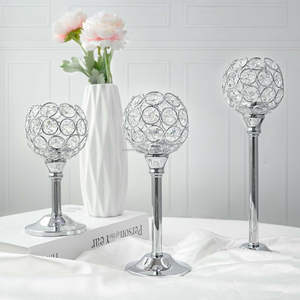 Portavelas de metal de primera calidad con detalles finos, ideal para exhibición de Navidad, iluminación de eventos, decoración del hogar y uso de oficina - Product Image 1