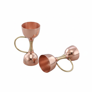 Fantastic item Latest Design Copper Jigger Custom Copper Stemmed Wine Pack Measure - Product Image 1