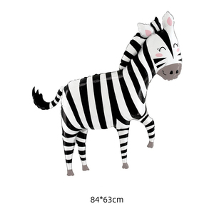 Ballon <span class=keywords><strong>en</strong></span> aluminium <span class=keywords><strong>en</strong></span> forme d'animaux de dessin animé (Lion, Singe, Éléphant, Crocodile) pour la décoration de fête, jouet pour enfants - Product Image 3
