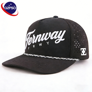 QZFSO Wholesale Custom High Quality Printing logo Summer 6 Panels Camo Baseball Cap Embroidery Mesh Hip Hop Trucker Hats for Men - Product Image 1