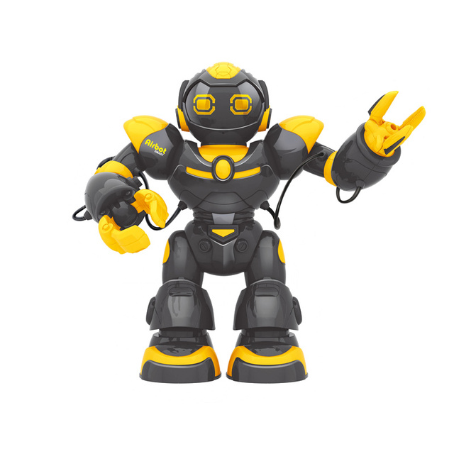 Kids RC Robot Remote Control Intelligent Shooting Bullets Interactive Airbot Robot Toys