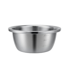 Sâu Chất Lượng Chuyên Nghiệp Thép Không Gỉ Trộn Bát Kim Loại Lưu Vực Heavy Duty Kim Loại Bát Salad Cho Phục Vụ, Trộn Nấu Ăn - Product Image 2