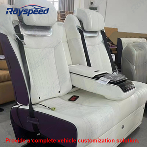 Sedili <span class=keywords><strong>VIP</strong></span> Riscaldati e Massaggianti Serie Crystal Throne 5.0 per Mercedes Benz Vito W447 Vclass Hyundai H1 Mpv Van Hiace - Product Image 5