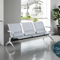 Chaises empilables à structure métallique durable - Sièges multi-usages pour les installations publiques, les salles de conférence, les salles d'attente, les cafétérias, les événements