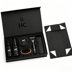 Kit de toilettage pour hommes en gros, boîte magnétique, logo personnalisé, emballage écologique, fabricant, fournisseur en gros pour les marques DTC, B2B - Product Image 1