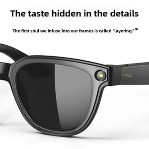 Nouvelle caméra multifonctionnelle IA pour lunettes, enregistrement vidéo 8 millions de pixels, monture TR90, bouton - Product Image 4