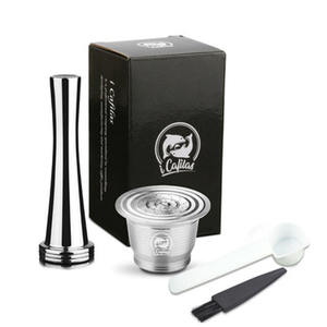 Wiederverwendbare Nachfüll-Kaffeekapsel für <span class=keywords><strong>Tchibo</strong></span> Cafissimo K Fee ALDI <span class=keywords><strong>Espresso</strong></span>-Kaffeemaschine Edelstahl-Metallfilter-Pod - Product Image 2