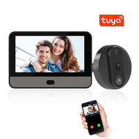 Visiophone intelligent 5000 mAh avec audio bidirectionnel, vision nocturne IR, détection de mouvement PIR pour la sécurité domestique