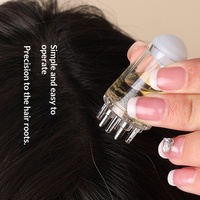Applicateur de cuir chevelu avec rouleau de massage pour huiles essentielles 1ml, peigne applicateur de liquide conducteur SX-TYQ-05