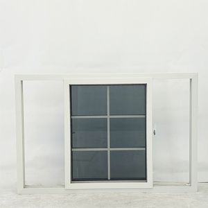 32 'x 22' Trắng uPVC vật liệu cửa sổ trượt đôi kính của PVC trượt cửa sổ sinh thái thân thiện không thấm nước - Product Image 1