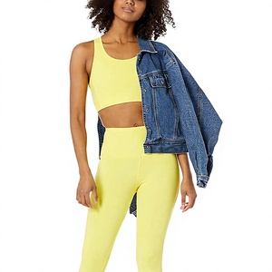 Soutien-gorge de sport pour femme à prix abordable, en Spandex/Nylon, maintien élevé, séchage rapide, logo personnalisé, motif grue sur le devant, pour le yoga, l'exercice et l'entraînement - Product Image 5