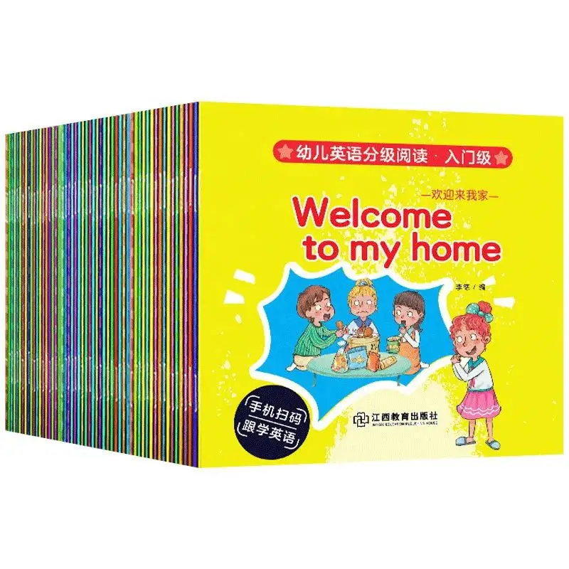 Children Kids English Color Book Educational Story Activity Learning English Reading Books