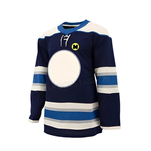 Nouvelle Arrivée Maillot de Hockey sur Glace Confortable et Personnalisé pour Équipe, 100% Coton, Manches Courtes, Séchage Rapide, Respirant, pour Hommes - Product Image 1