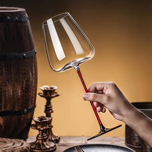 卸売キッチンライト高級ワイングラス手作りクリスタル結婚披露宴ドリンクウェアクリア赤ワイングラスゴブレット - Product Image 6