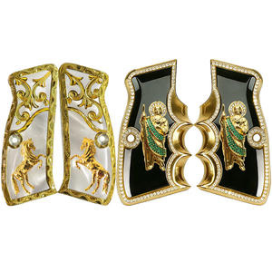 Empuñaduras de Metal para CZ75 <span class=keywords><strong>Shadow</strong></span> 2, Grabado Láser en Oro, Plata, Resina, Perla, CZ75 - Product Image 2