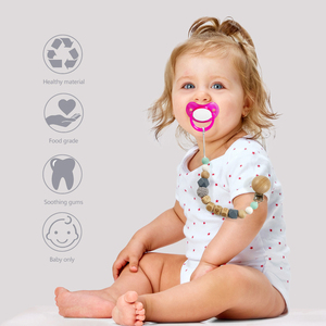 Nouveauté, attache de sucette pour bébé en silicone de qualité alimentaire sans BPA, chaîne de maintien pour sucette, sangle durable, résistante à la chaleur, durable - Product Image 3