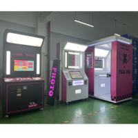 JLJ çoklu Program sayfası ayarları Photobooth sosyal medya Selfie baskı oyun salonları ve alışveriş merkezleri için uyumlu kamera SLR
