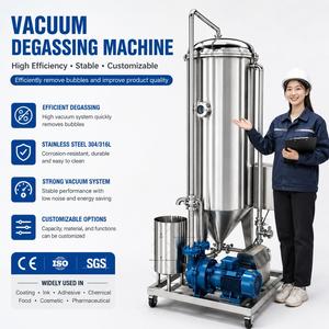 Máquina de Desgasificación al Vacío para Bebidas de Jugo de Frutas, Equipo de Desgrasado, Tanque Desgasificador Industrial para Miel, Lácteos y Leche - Product Image 3