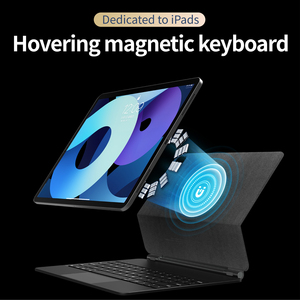 Thông Minh Bàn phím trường hợp không dây với LED Trackpad backlit cho <span class=keywords><strong>Ipad</strong></span> 12.9 13 inch Pro 3 4 5 6 không khí M2 chất lượng cao Hot Bán - Product Image 4