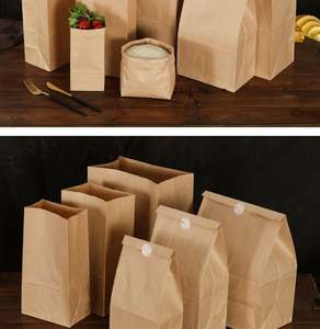 Sacs en papier pour emballage alimentaire - Utilisés pour les sacs en papier d'emballage pour les commandes à emporter, sacs en papier personnalisés à usage unique fabriqués par des usines chinoises - Product Image 6