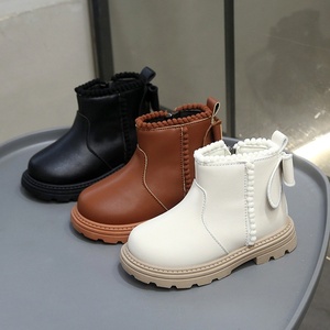 Botas de Invierno 2026 para Niñas, con Cierre Lateral, Ligeras, Antideslizantes, de Cuero Sintético, Cálidas e Impermeables - Product Image 2
