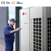   Système VRF 38 CV, fonctionnement silencieux, réduction du bruit, technologie de ventilateur avancée pour immeuble d'appartements