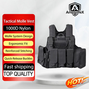 Équipement tactique Molle de couleur personnalisable, gilet d'entraînement résistant à l'eau et anti-coupure, équipement de protection de niveau B pour le paintball en plein air - Product Image 4
